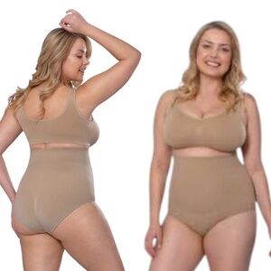 EMPETUA x Shapermint High-Waisted Panty Shapeware Natural Nude 54001 XXXL- NWT